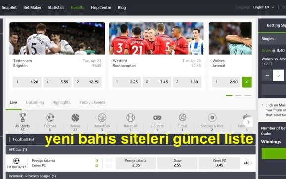 yeni bahis siteleri guncel liste